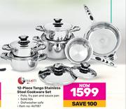 Tissolli 12-Piece Tango Stainless Steel Cookware Set