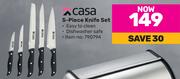 Casa 5-Piece Knife Set