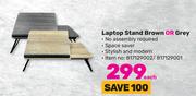 Laptop Stand Brown Or Grey-Each