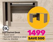 HK Zuri Swivel Desk