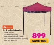 Ozark Trail 2 x 2m Red Gazebo