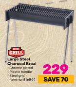Expert Grill Large Steel Charcoal Braai