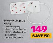 Power Worx 6 Way Multiplug White