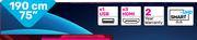 Samsung 75"(190cm) Crystal UHD 4K TV CU7000