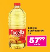 Excella Sunflower Oil-2Ltr Each