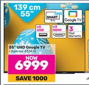 Skyworth 55"(139 cm) UHD Google TV