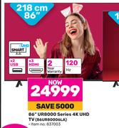 LG 86"(218 cm) UR8000 Series 4K UHD TV 86UR80006LA