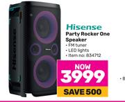 Hisense Party Rocker One Speaker 