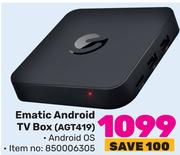 Ematic Android TV Box AGT419