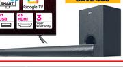 TCL 2.1 Channel 200W  Soundbar S522W