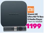Mi Xiaomi 4K Ultra HD TV Box S Media Player 