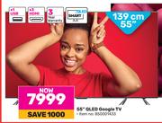 TCL 55"(139cm) QLED Google TV