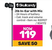 Skullcandy Jib In-Ear With Mic