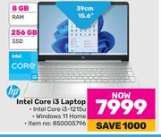 HP 15.6"(39cm) Intel Core i3 Laptop