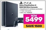 PS4 Sony Plasystation 4 500GB Slim Console 