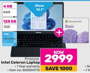 Proline 14.1"(35cm) Intel Celeron Laptop 