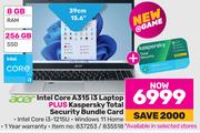 Acer 15.6"(39cm) Intel Core A315 i3 Laptop 