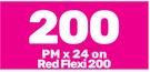 Samsung Galaxy A04e Smartphone-On Red Flexi 200