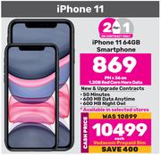 2 x Apple iPhone 11 64GB Smartphone-On 1.2GB Red Core More Data