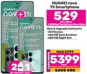 2 x Huawei Nova 11i Smartphone-On 1.2GB Red Top Up Core More Data