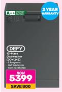 Defy 13-Place Dishwasher DDW 242