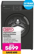 Defy Front Loader Washing Machine DAW384