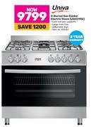 Univa 5 Burner Gas Cooker Electric Stove UGE019SI