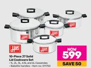Hart 10 Piece J7 Solid Lid Cookware Set