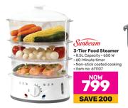 Sunbeam 3 Tier Food Steamer
