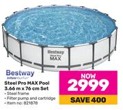 Bestway Steel Pro Max Pool 3.66m x 76cm Set
