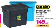 Addis 68L Rough Tote Storage Box-Each