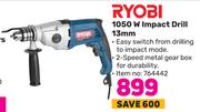 Ryobi 1050W Impact Drill 13mm