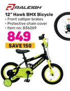 Raleigh 12" Hawk BMX Bicycle