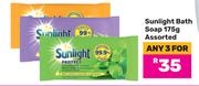 Sunlight Bath Soap Assorted-For Any 3 x 175g