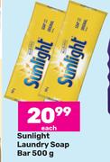 Sunlight Laundry Soap Bar-500g Each