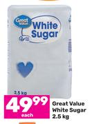 Great Value White Sugar-2.5Kg Each