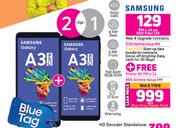 2 x Samsung Galaxy A3 Core-On Red Flexi 125 + On Promo 65