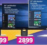 Dell 24" LED Monitor SE2416H