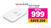 Ultra Link 4G Mi-Fi Router