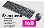 Volkano Wired Combo VK-20122-BK