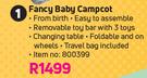 Little One Fancy Baby Campcot