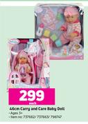46cm Carry And Care Baby Doll-Each
