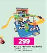 Burago 143 Street Fire Auto Service