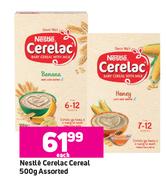 Nestle Cerelac Cereal Assorted-500g Each