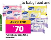 Purity Baby Soap Assorted-For Any 6 x 175g