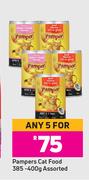 Pampers Cat Food Assorted-For Any 5 x 385 / 400g