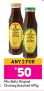 Mrs Balls Original Chutney Assorted-For Any 2 x 470g