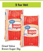 Great Value Brown Sugar-For 2 x 2kg