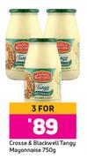 Crosse & Blackwell Tangy Mayonnaise-For 3 x 750g