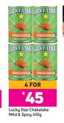 Lucky Star Chakalaka (Mild & Spicy)-For 4 x 410g